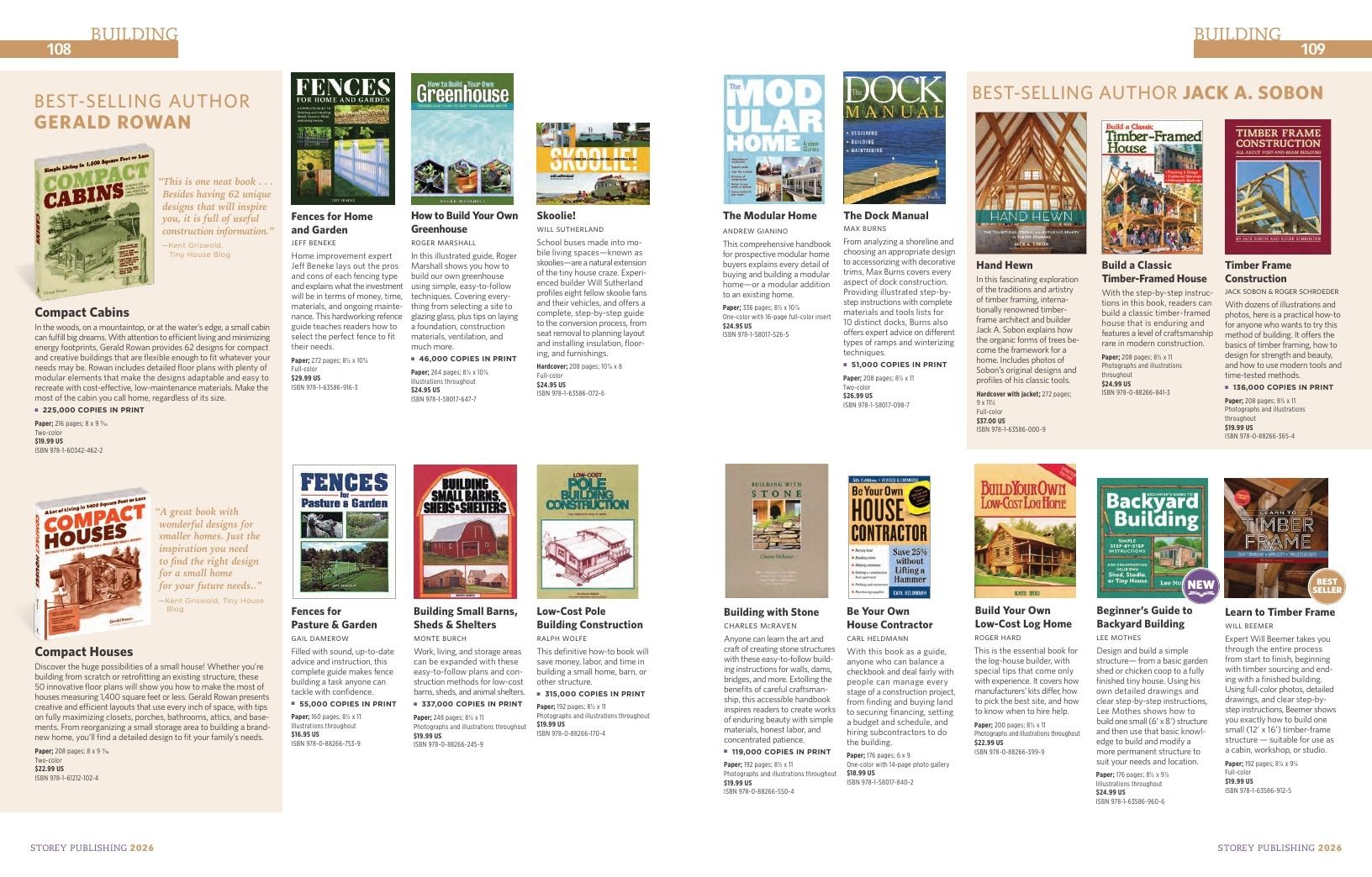 Storey Publishing Book Catalog Weekly Ad January 1 - December 31, 2026