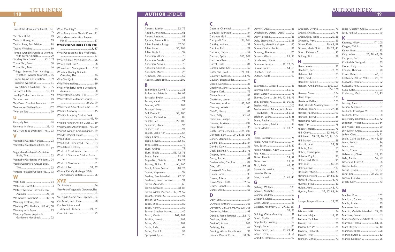 Storey Publishing Book Catalog Weekly Ad January 1 - December 31, 2026