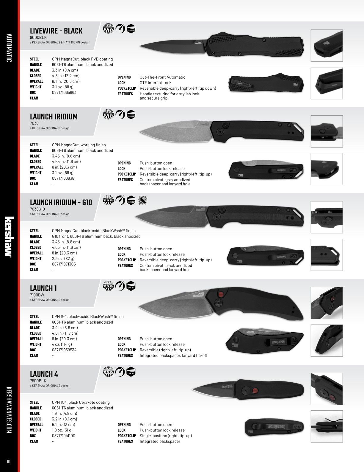 Kershaw Knives Product Catalog Weekly Ad January 1 - December 31, 2026