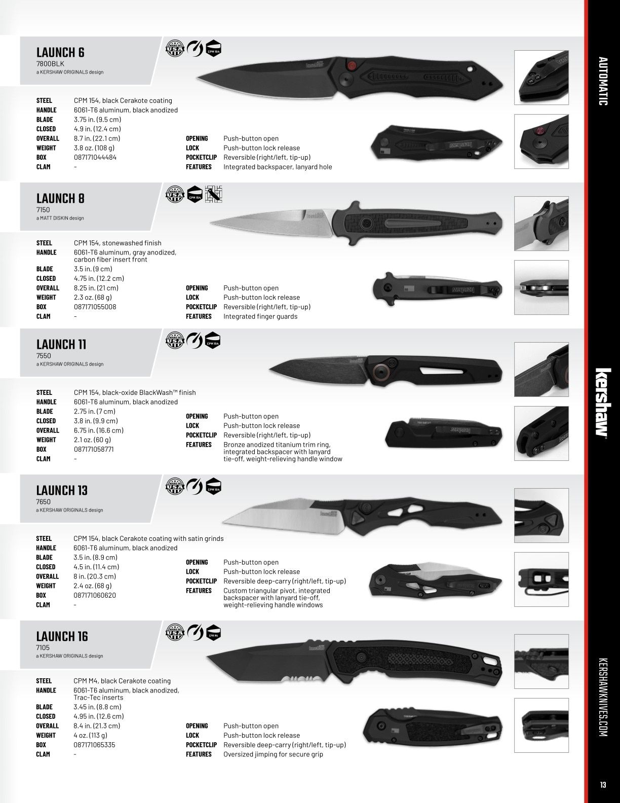 Kershaw Knives Product Catalog Weekly Ad January 1 - December 31, 2026