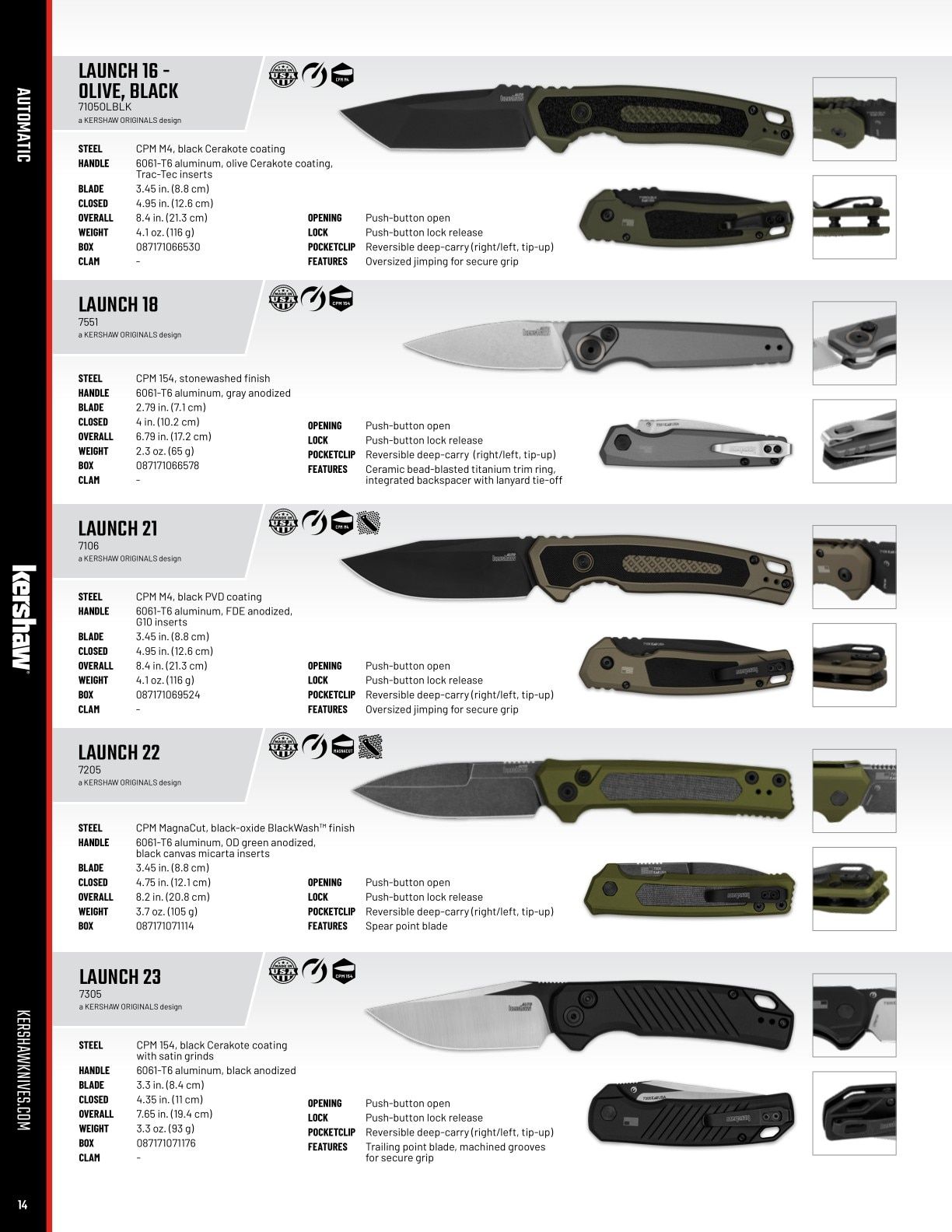 Kershaw Knives Product Catalog Weekly Ad January 1 - December 31, 2026