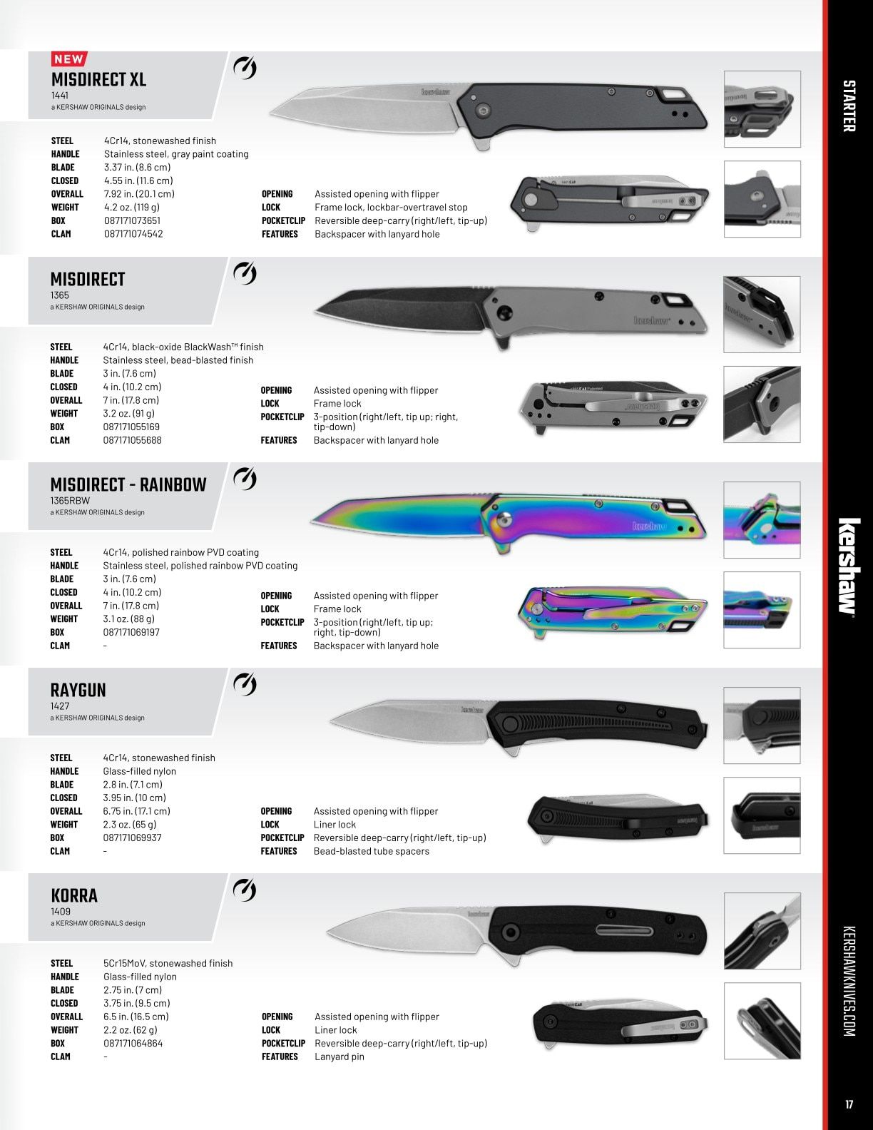 Kershaw Knives Product Catalog Weekly Ad January 1 - December 31, 2026