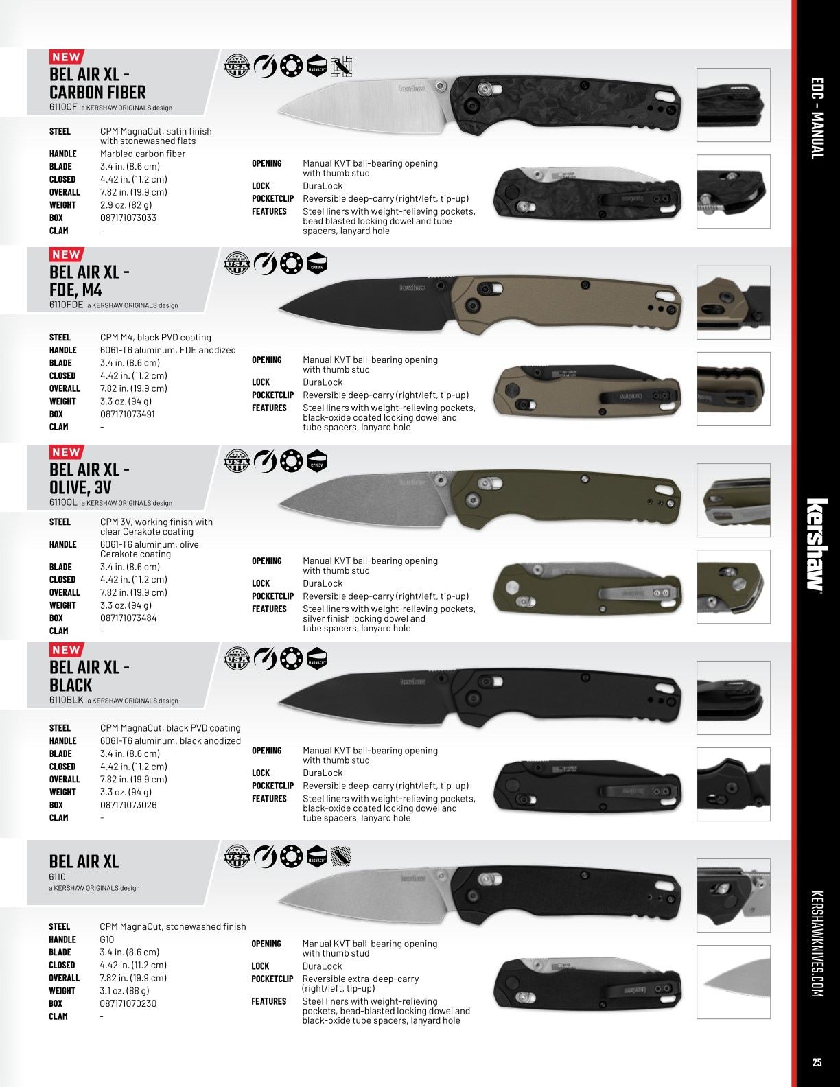 Kershaw Knives Product Catalog Weekly Ad January 1 - December 31, 2026