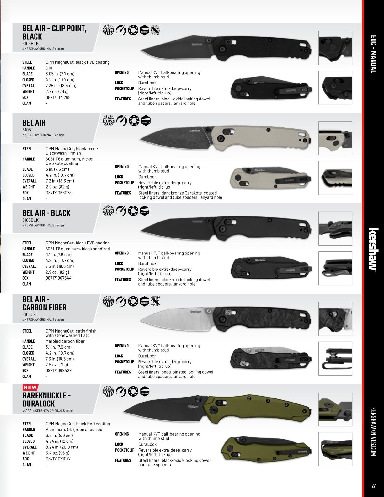 Kershaw Knives Product Catalog Weekly Ad January 1 - December 31, 2026