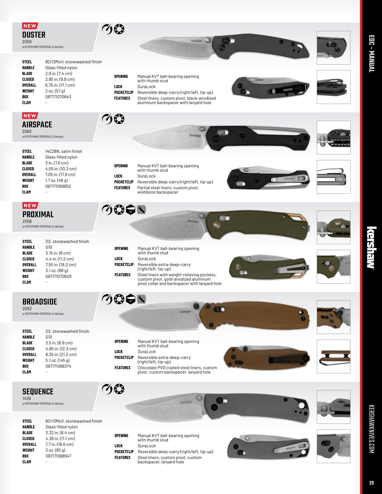 Kershaw Knives Product Catalog Weekly Ad January 1 - December 31, 2026