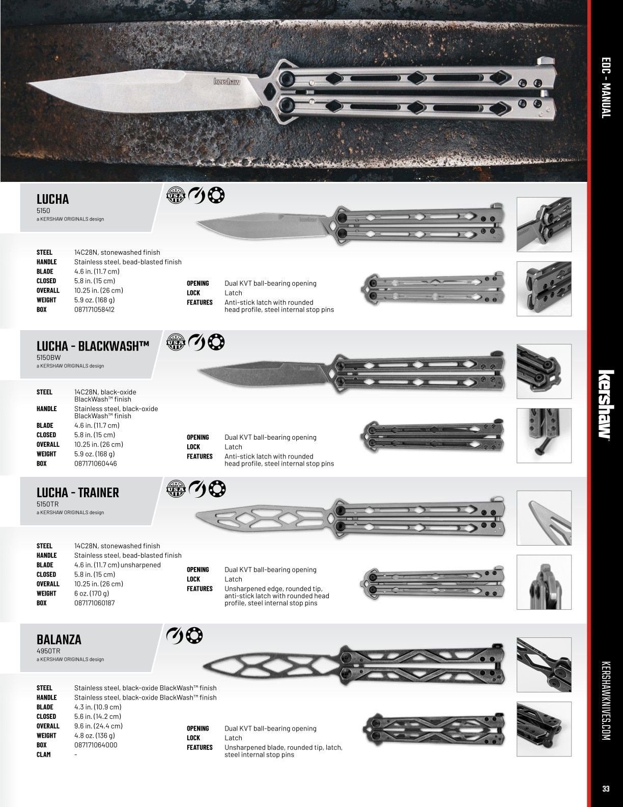 Kershaw Knives Product Catalog Weekly Ad January 1 - December 31, 2026