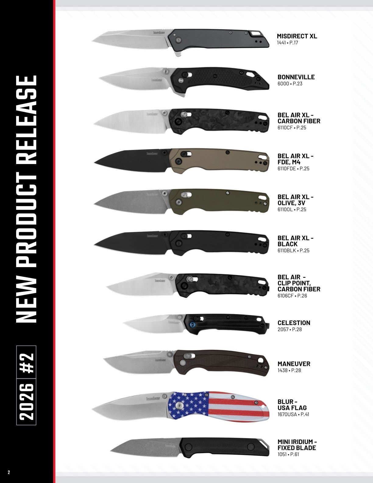 Kershaw Knives Product Catalog Weekly Ad January 1 - December 31, 2026