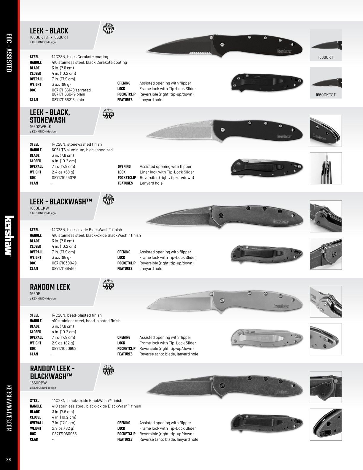 Kershaw Knives Product Catalog Weekly Ad January 1 - December 31, 2026