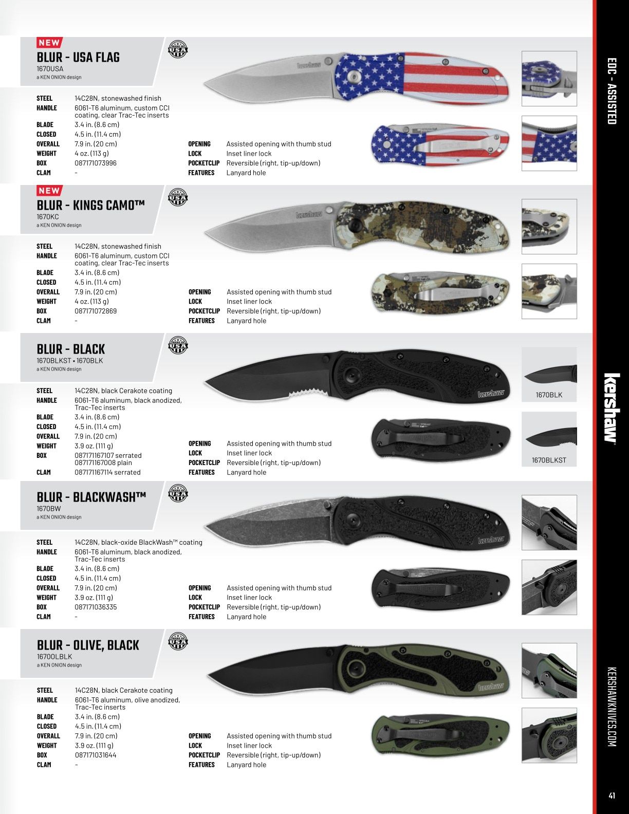 Kershaw Knives Product Catalog Weekly Ad January 1 - December 31, 2026