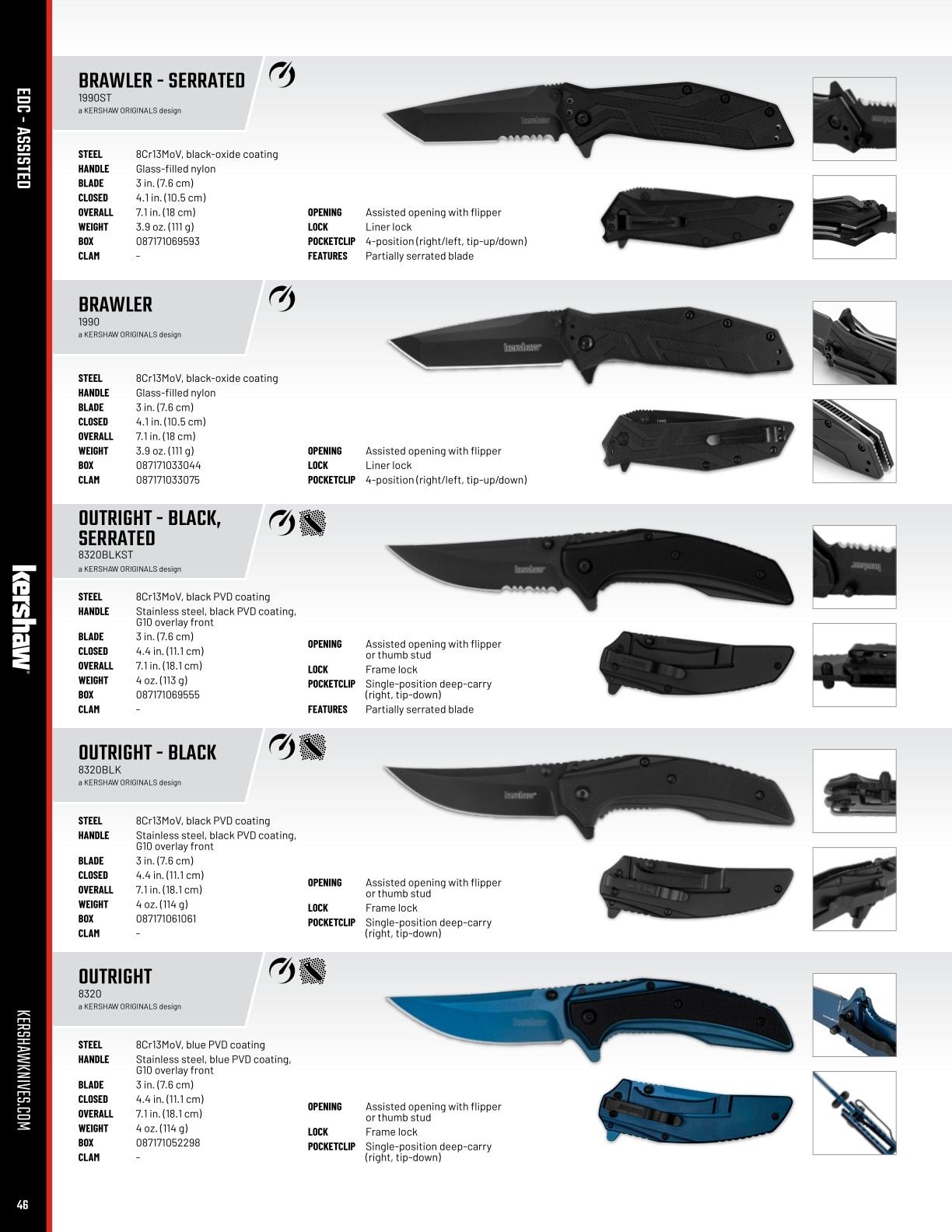 Kershaw Knives Product Catalog Weekly Ad January 1 - December 31, 2026