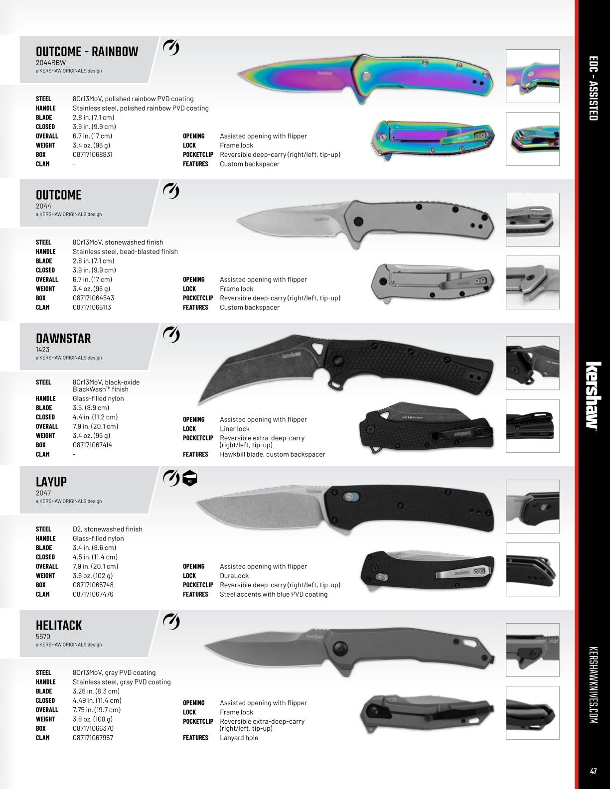 Kershaw Knives Product Catalog Weekly Ad January 1 - December 31, 2026