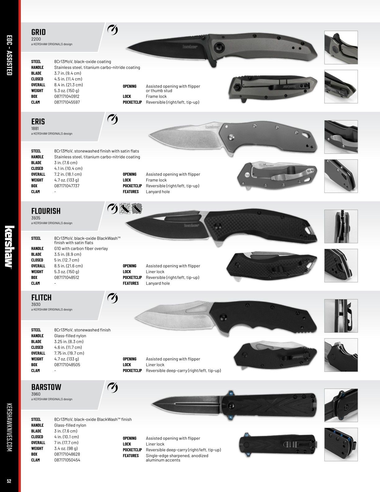 Kershaw Knives Product Catalog Weekly Ad January 1 - December 31, 2026