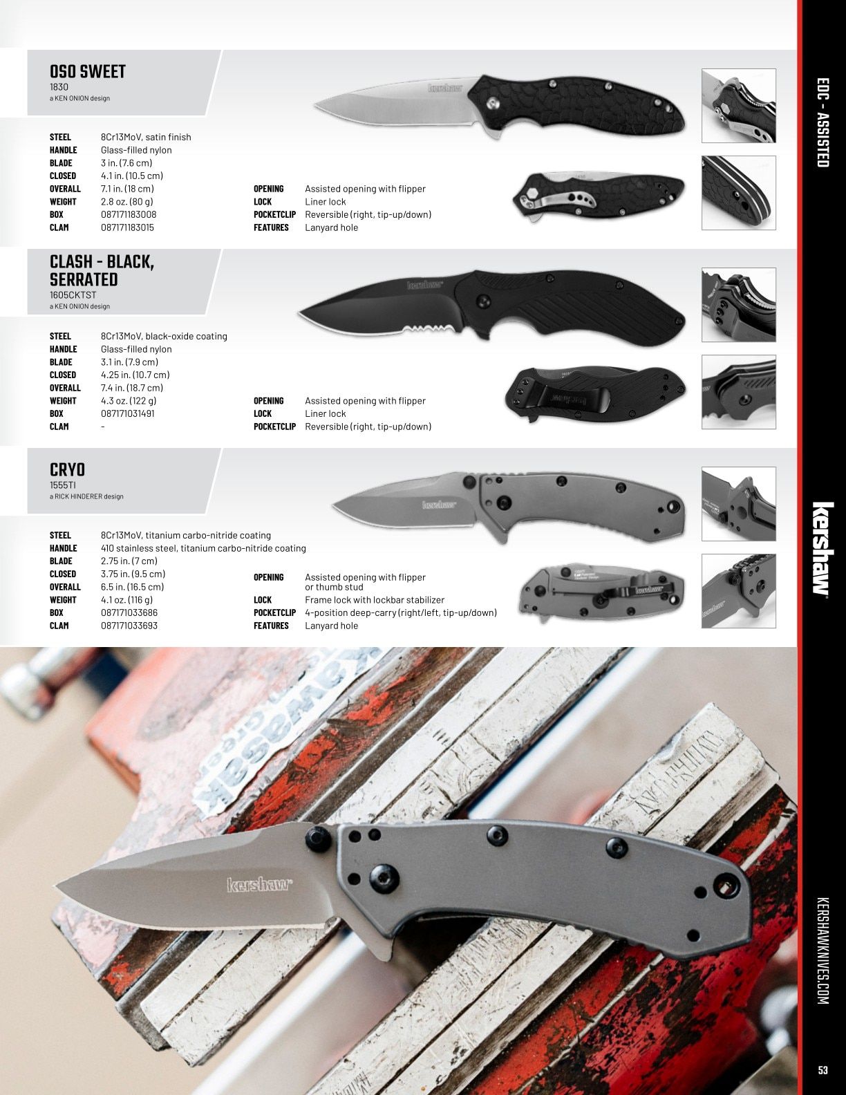 Kershaw Knives Product Catalog Weekly Ad January 1 - December 31, 2026