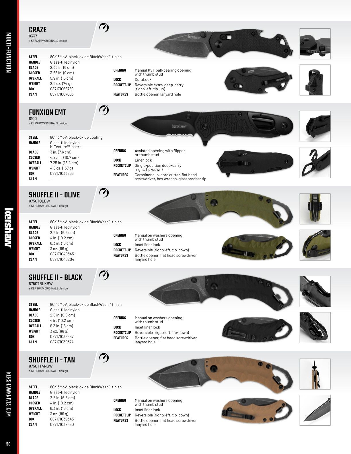Kershaw Knives Product Catalog Weekly Ad January 1 - December 31, 2026