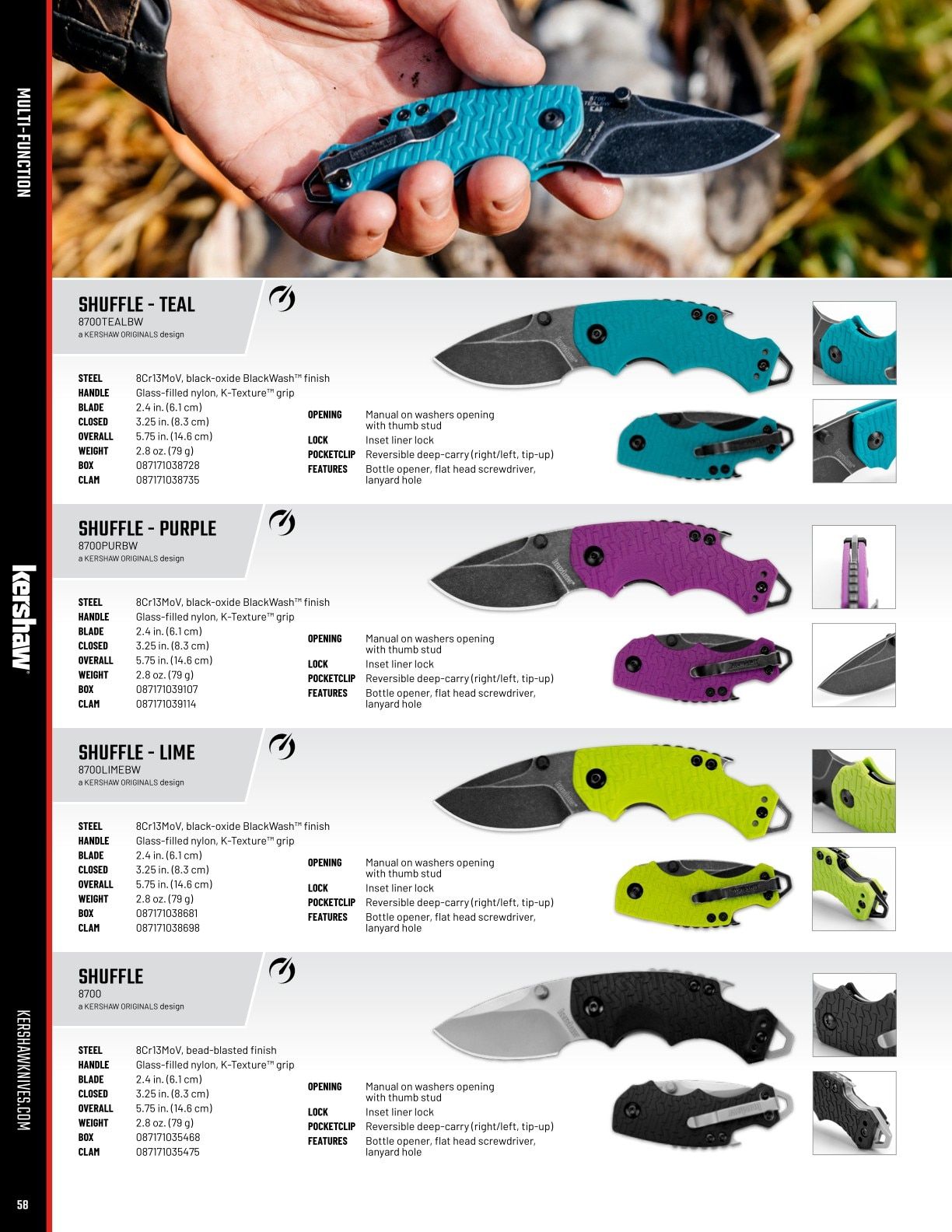 Kershaw Knives Product Catalog Weekly Ad January 1 - December 31, 2026