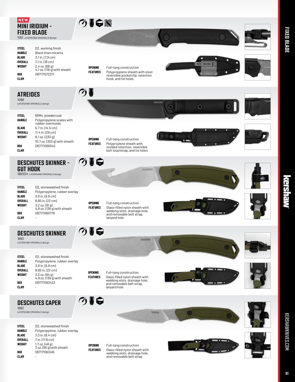 Kershaw Knives Product Catalog Weekly Ad January 1 - December 31, 2026