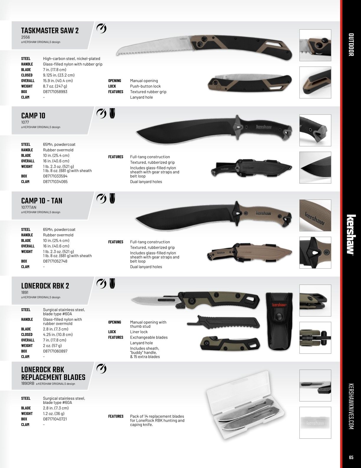 Kershaw Knives Product Catalog Weekly Ad January 1 - December 31, 2026
