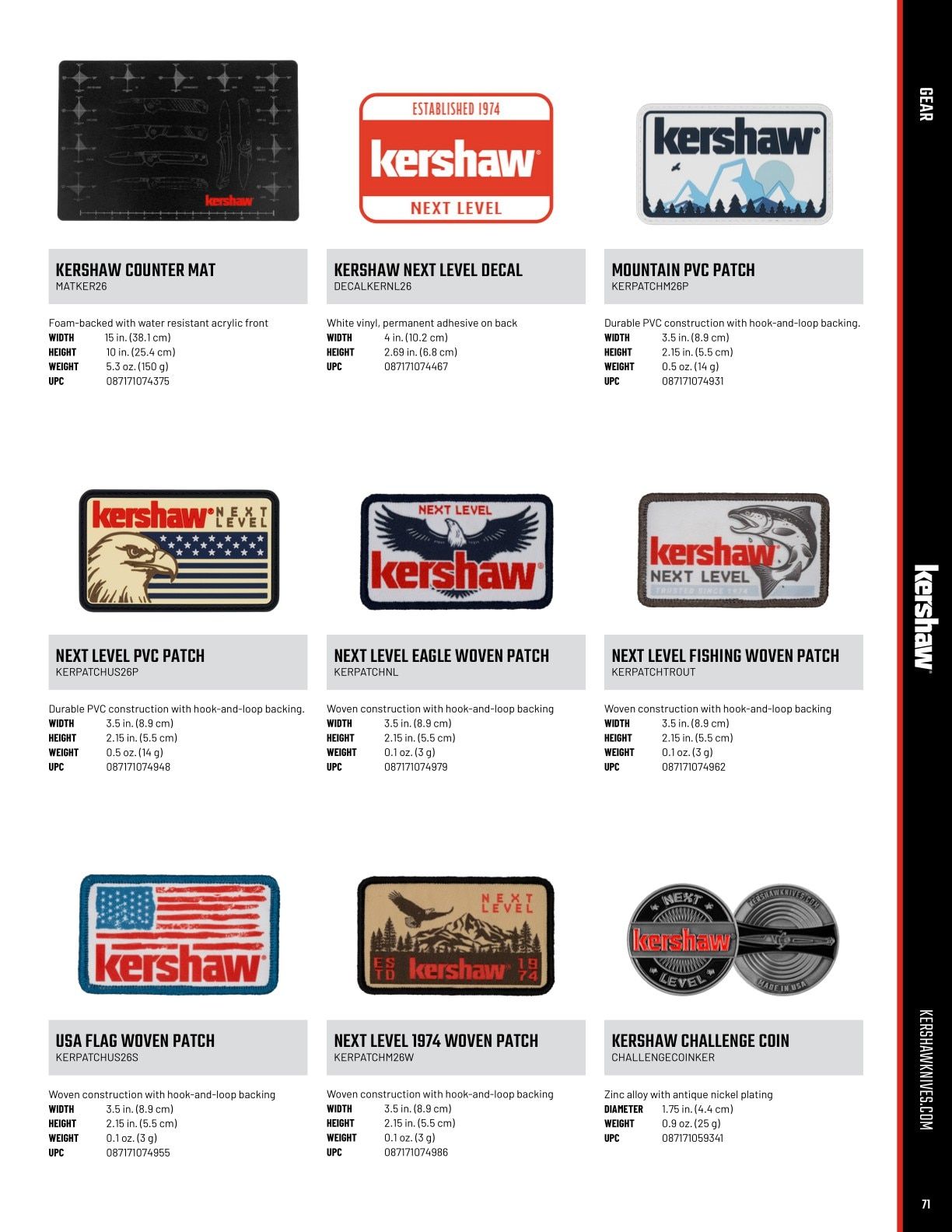 Kershaw Knives Product Catalog Weekly Ad January 1 - December 31, 2026