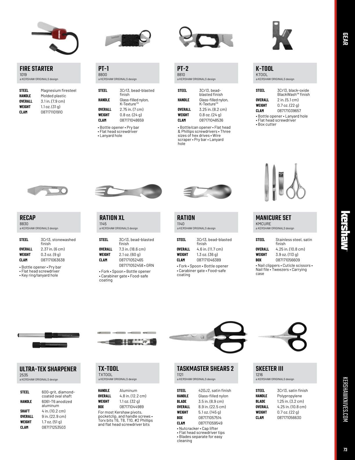 Kershaw Knives Product Catalog Weekly Ad January 1 - December 31, 2026