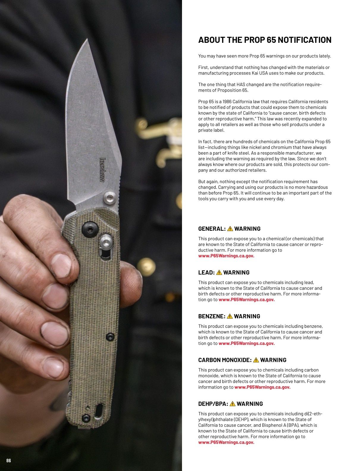 Kershaw Knives Product Catalog Weekly Ad January 1 - December 31, 2026