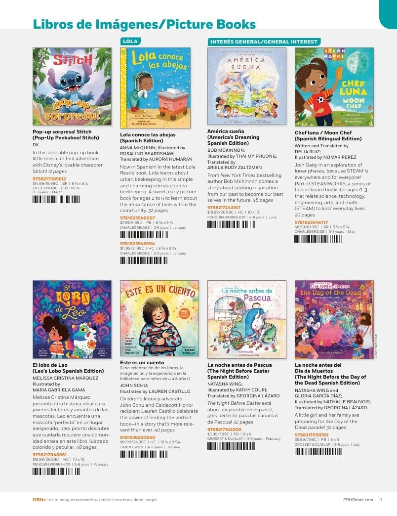 Penguin Random House Retail Libros en Español 2026 Catalog Weekly Ad January 1 - December 31, 2026