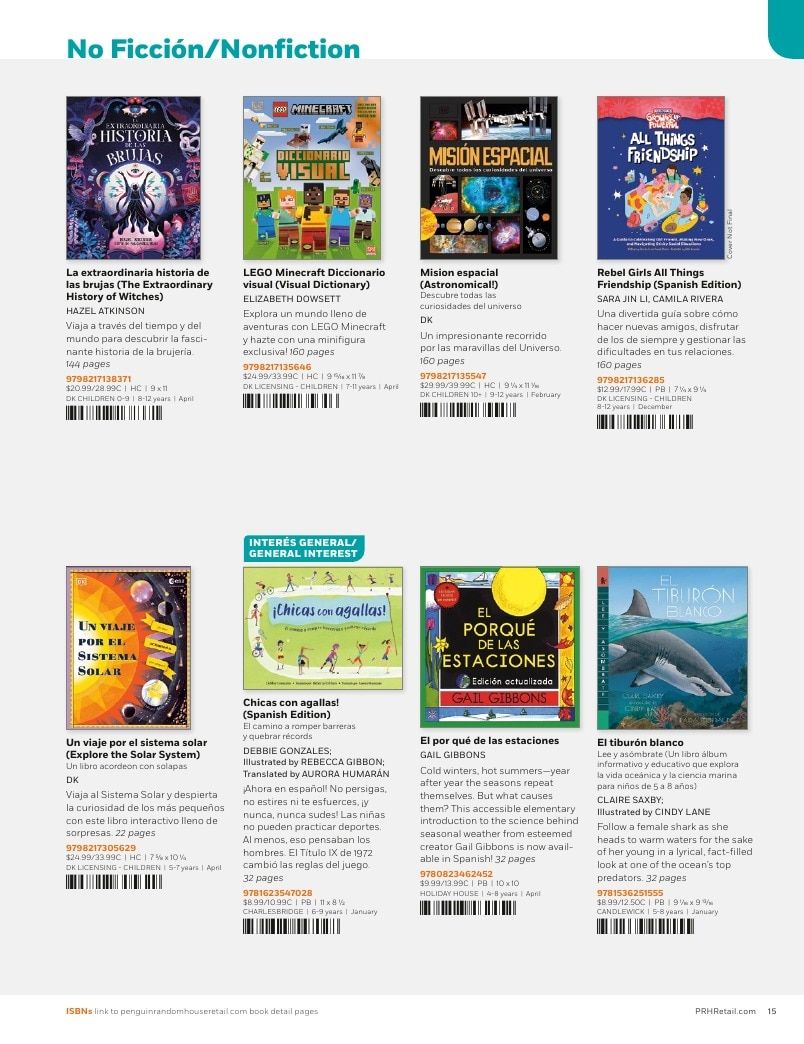 Penguin Random House Retail Libros en Español 2026 Catalog Weekly Ad January 1 - December 31, 2026