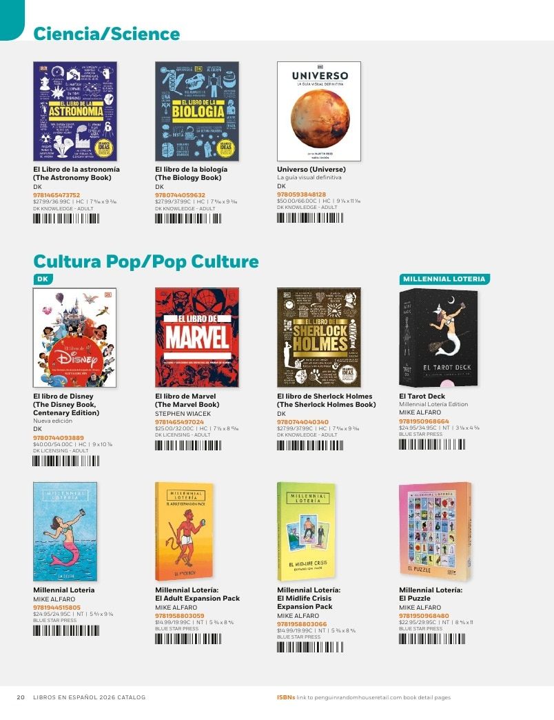 Penguin Random House Retail Libros en Español 2026 Catalog Weekly Ad January 1 - December 31, 2026
