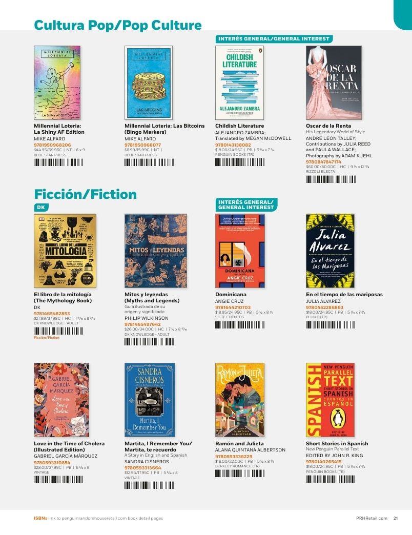 Penguin Random House Retail Libros en Español 2026 Catalog Weekly Ad January 1 - December 31, 2026