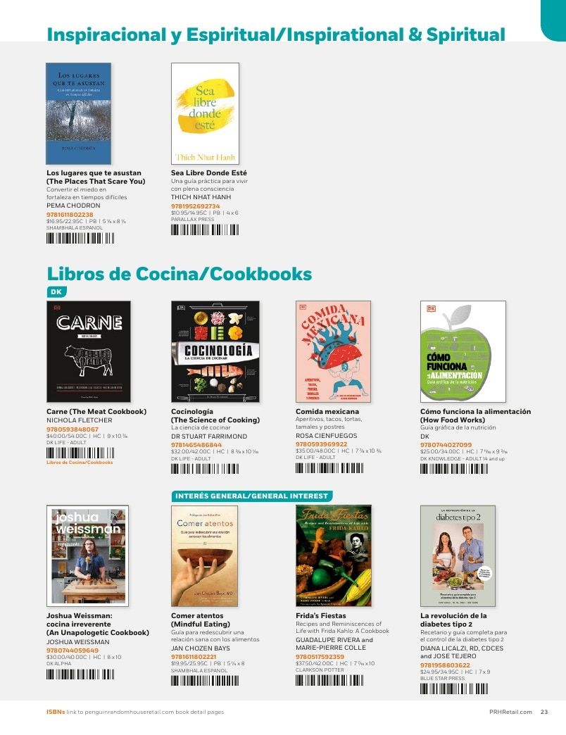 Penguin Random House Retail Libros en Español 2026 Catalog Weekly Ad January 1 - December 31, 2026