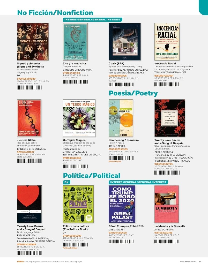 Penguin Random House Retail Libros en Español 2026 Catalog Weekly Ad January 1 - December 31, 2026