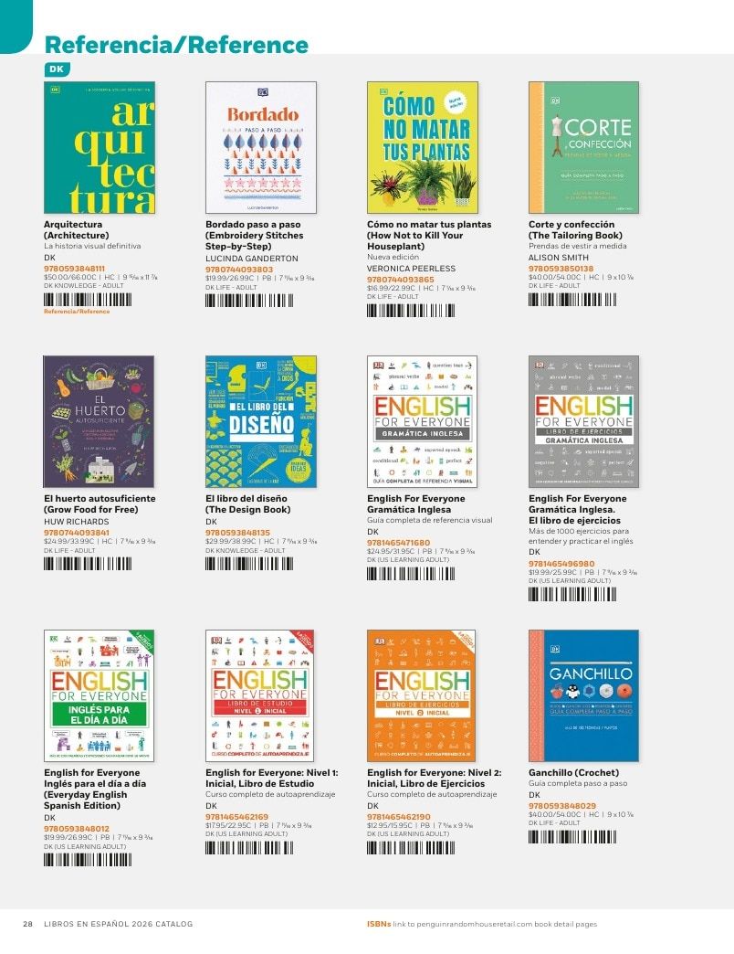 Penguin Random House Retail Libros en Español 2026 Catalog Weekly Ad January 1 - December 31, 2026