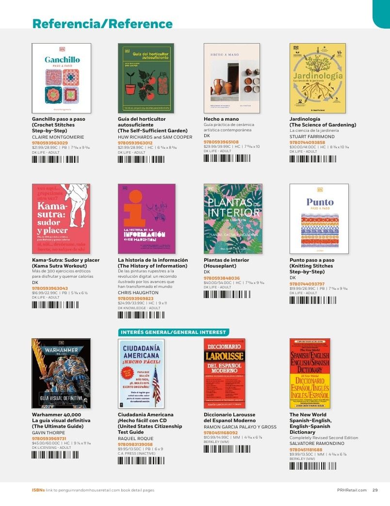 Penguin Random House Retail Libros en Español 2026 Catalog Weekly Ad January 1 - December 31, 2026