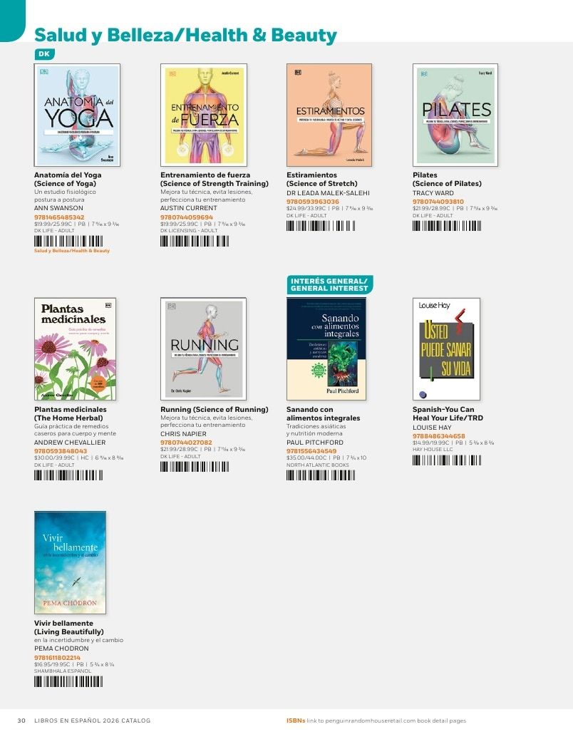 Penguin Random House Retail Libros en Español 2026 Catalog Weekly Ad January 1 - December 31, 2026