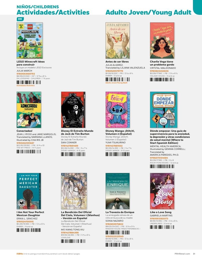 Penguin Random House Retail Libros en Español 2026 Catalog Weekly Ad January 1 - December 31, 2026