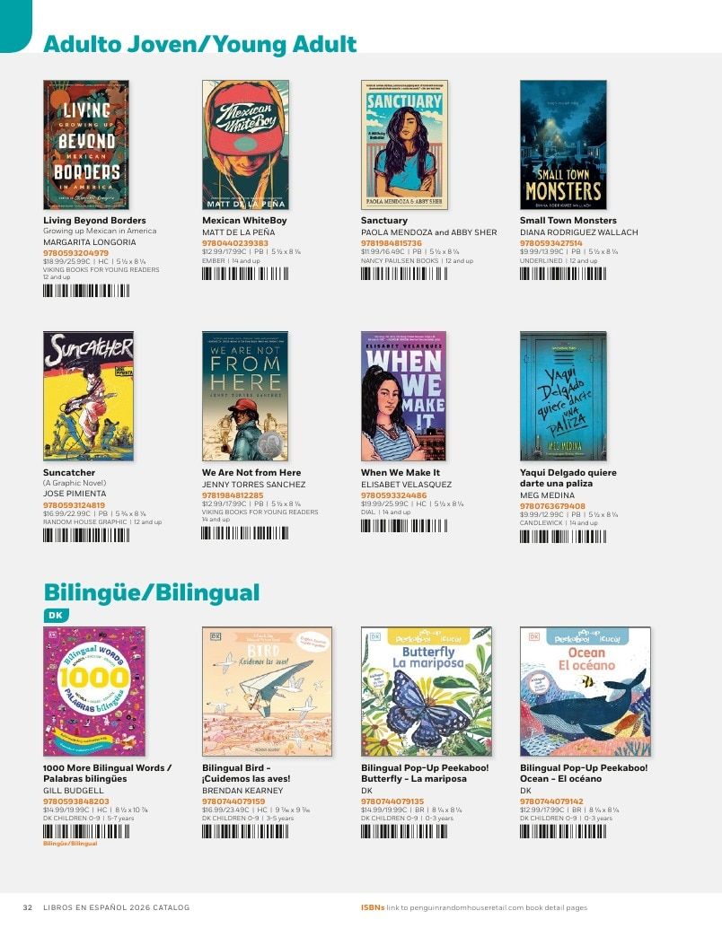 Penguin Random House Retail Libros en Español 2026 Catalog Weekly Ad January 1 - December 31, 2026
