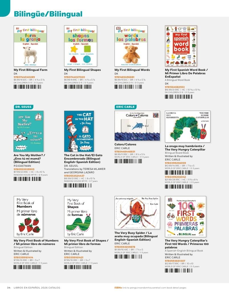 Penguin Random House Retail Libros en Español 2026 Catalog Weekly Ad January 1 - December 31, 2026