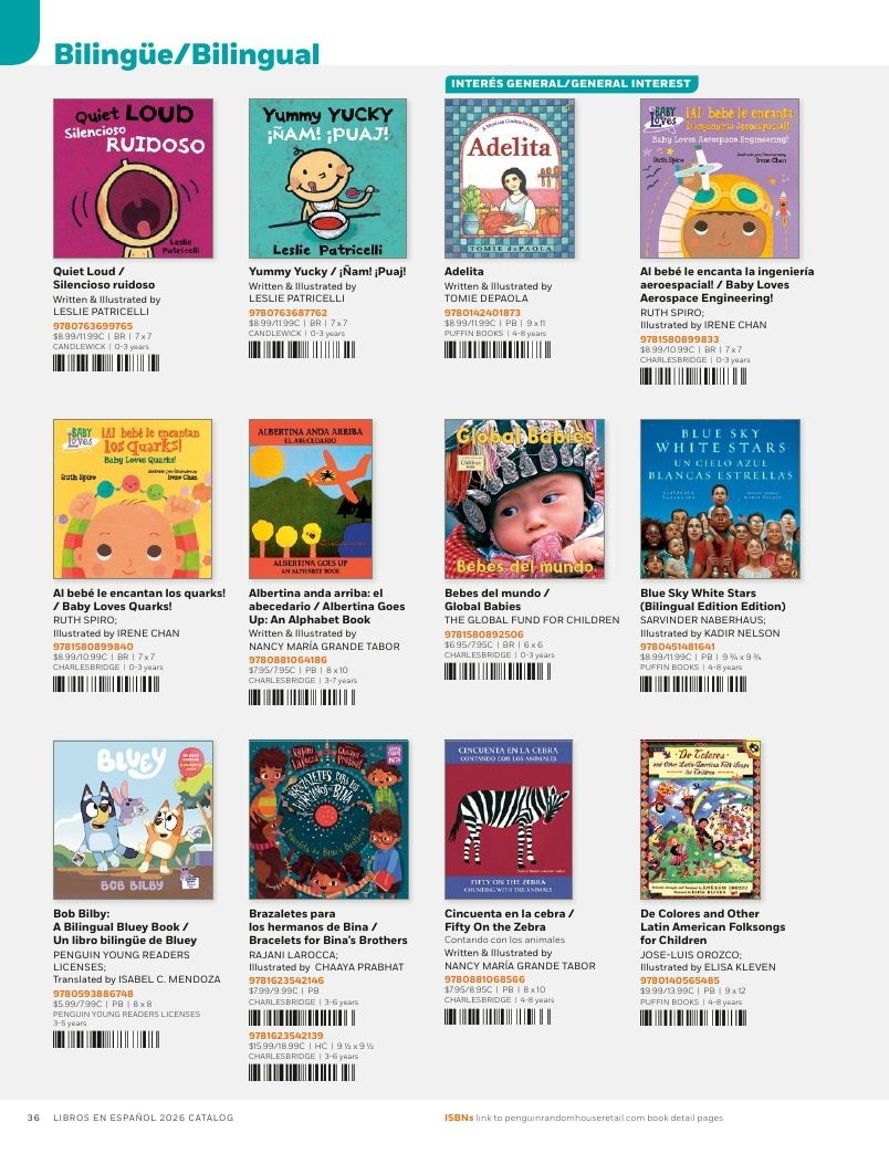 Penguin Random House Retail Libros en Español 2026 Catalog Weekly Ad January 1 - December 31, 2026