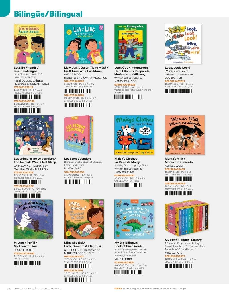 Penguin Random House Retail Libros en Español 2026 Catalog Weekly Ad January 1 - December 31, 2026