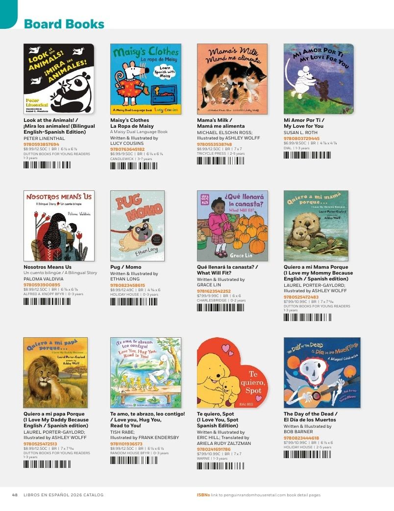 Penguin Random House Retail Libros en Español 2026 Catalog Weekly Ad January 1 - December 31, 2026