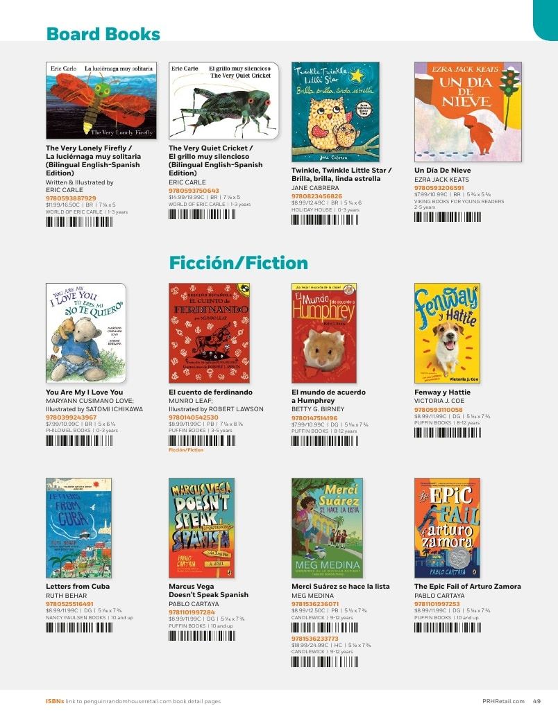 Penguin Random House Retail Libros en Español 2026 Catalog Weekly Ad January 1 - December 31, 2026