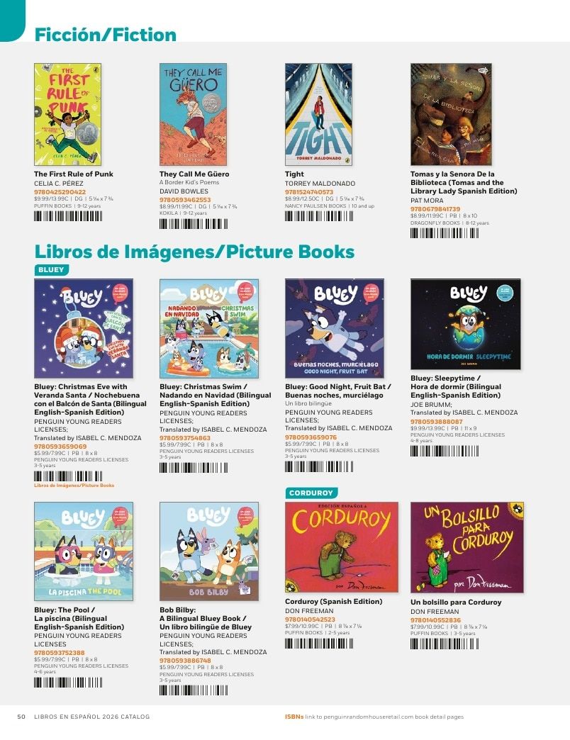 Penguin Random House Retail Libros en Español 2026 Catalog Weekly Ad January 1 - December 31, 2026