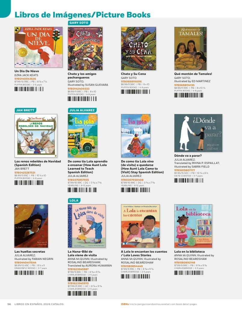 Penguin Random House Retail Libros en Español 2026 Catalog Weekly Ad January 1 - December 31, 2026