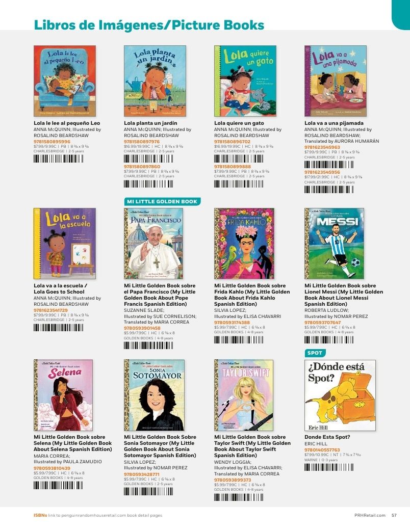 Penguin Random House Retail Libros en Español 2026 Catalog Weekly Ad January 1 - December 31, 2026