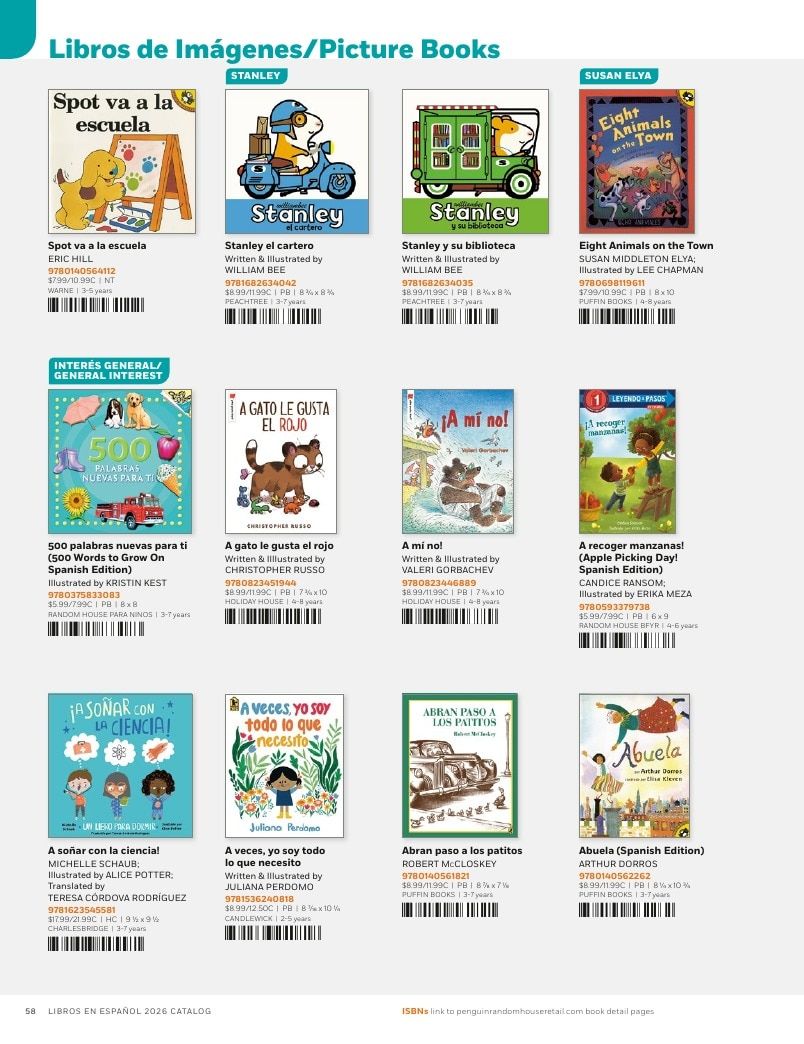Penguin Random House Retail Libros en Español 2026 Catalog Weekly Ad January 1 - December 31, 2026