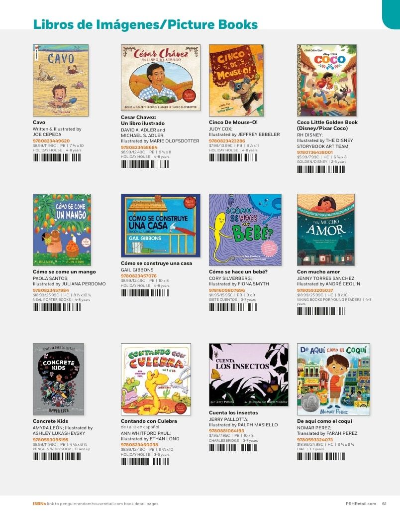 Penguin Random House Retail Libros en Español 2026 Catalog Weekly Ad January 1 - December 31, 2026