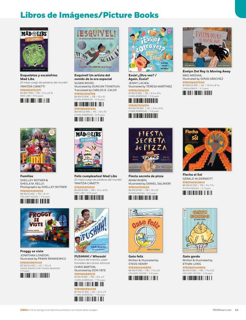 Penguin Random House Retail Libros en Español 2026 Catalog Weekly Ad January 1 - December 31, 2026