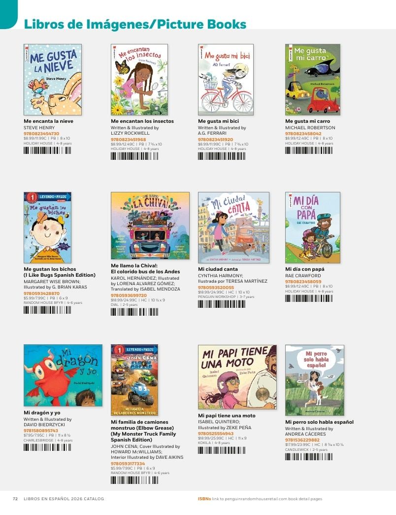 Penguin Random House Retail Libros en Español 2026 Catalog Weekly Ad January 1 - December 31, 2026
