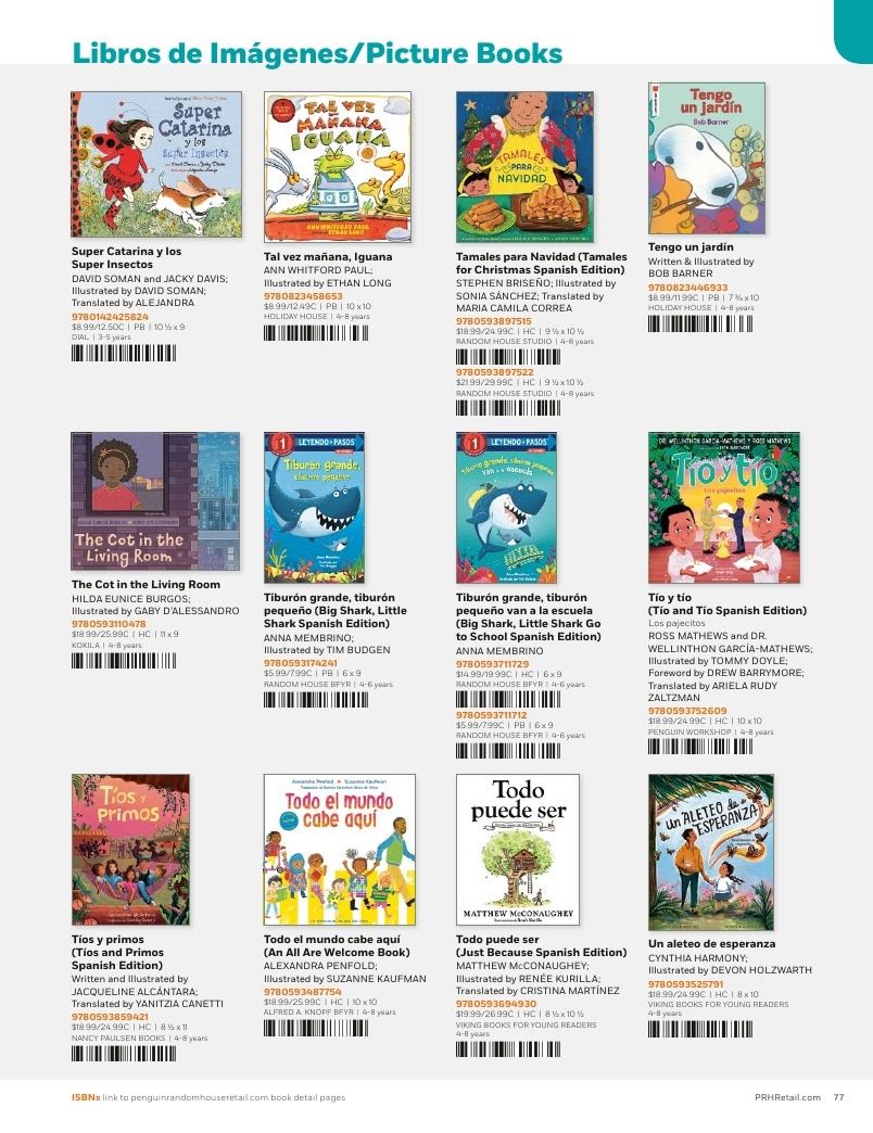 Penguin Random House Retail Libros en Español 2026 Catalog Weekly Ad January 1 - December 31, 2026