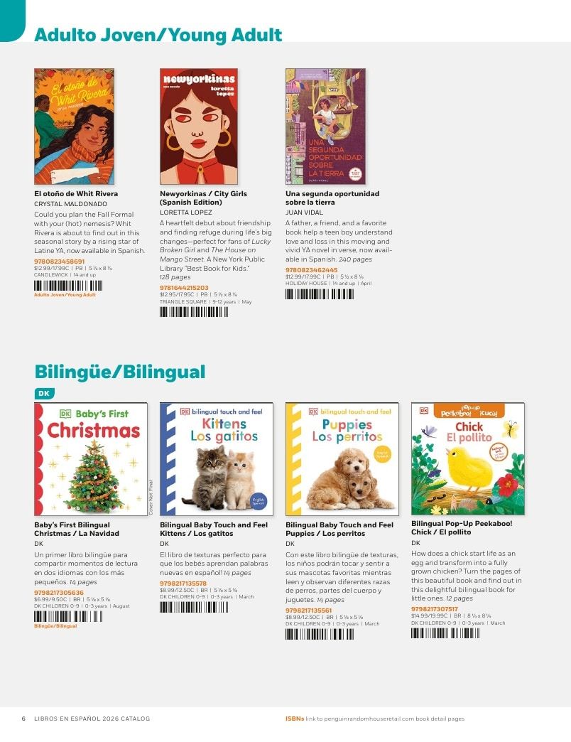 Penguin Random House Retail Libros en Español 2026 Catalog Weekly Ad January 1 - December 31, 2026