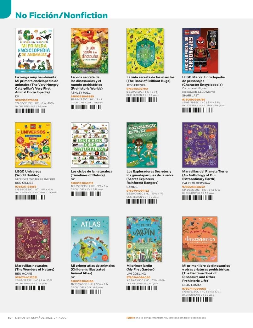 Penguin Random House Retail Libros en Español 2026 Catalog Weekly Ad January 1 - December 31, 2026